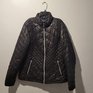 TEK GEAR WARM TEK Black Zippered Coat